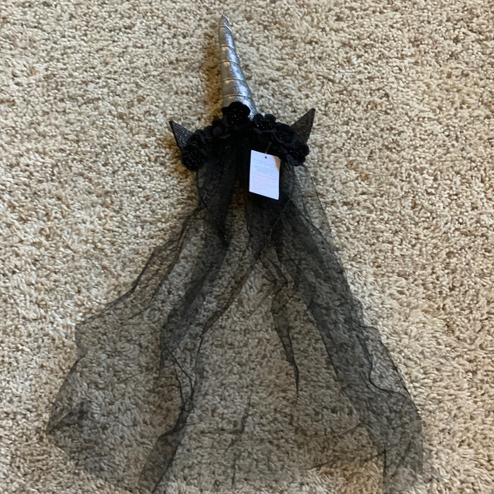 Topshop Unicorn Head Band with Veil